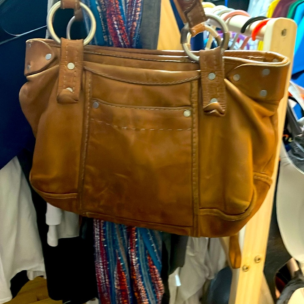 Ruel No. 25 authentic leather satchel